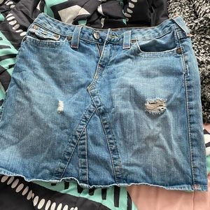 True religion mini skirt